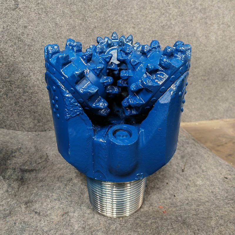 117 มิลลิมเมตร Mill ฟันม้วน หมุน Drill Bit ด้วยฟันคาร์ไบดสามคอนและรัดยาง
