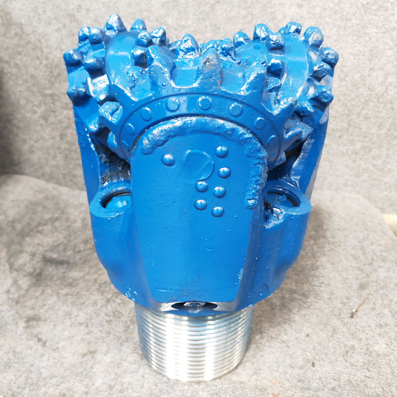 117 มิลลิมเมตร Mill ฟันม้วน หมุน Drill Bit ด้วยฟันคาร์ไบดสามคอนและรัดยาง