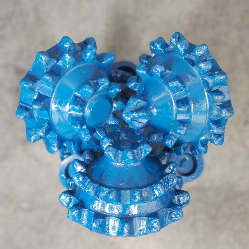 117 มิลลิมเมตร Mill ฟันม้วน หมุน Drill Bit ด้วยฟันคาร์ไบดสามคอนและรัดยาง