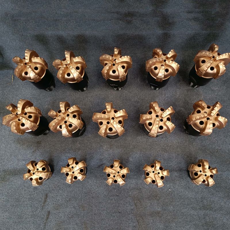 สามารถปรับเปลี่ยน 200 มม 6 ใบมีดน้ําดี Pdc บิตที่มีจมน้ําและเครื่องตัดคงประเภทการตัด